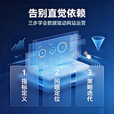 交城建站-告别直觉依赖：三步学会数据驱动网站运营
