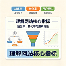 吕梁建站-理解网站核心指标：跳出率、转化率与用户粘性